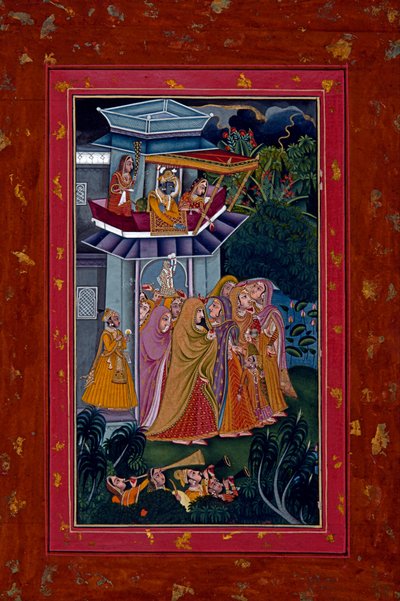 The Festival of Gangaur by Unbekannt Unbekannt